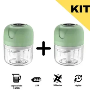 Mini Processador Triturador Sem Fio 250ml